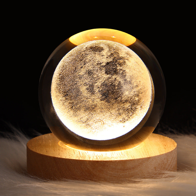 Galaxy Crystal Ball 3D LED Night Light
