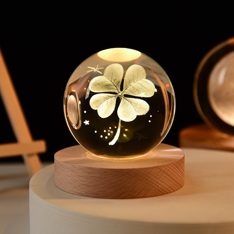Galaxy Crystal Ball 3D LED Night Light