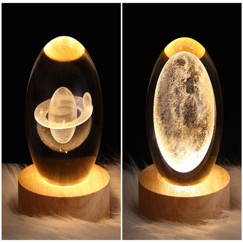 Galaxy Crystal Ball 3D LED Night Light
