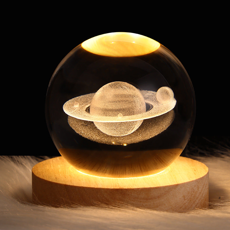 Galaxy Crystal Ball 3D LED Night Light