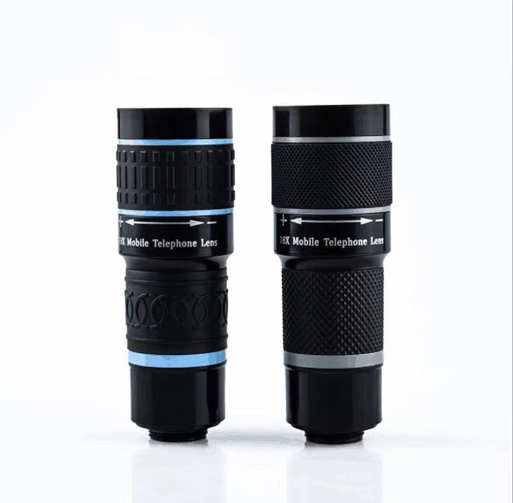 HD Telephoto Mobile Phone Lens Monocular Telescope Universal 18 Times Zoom External