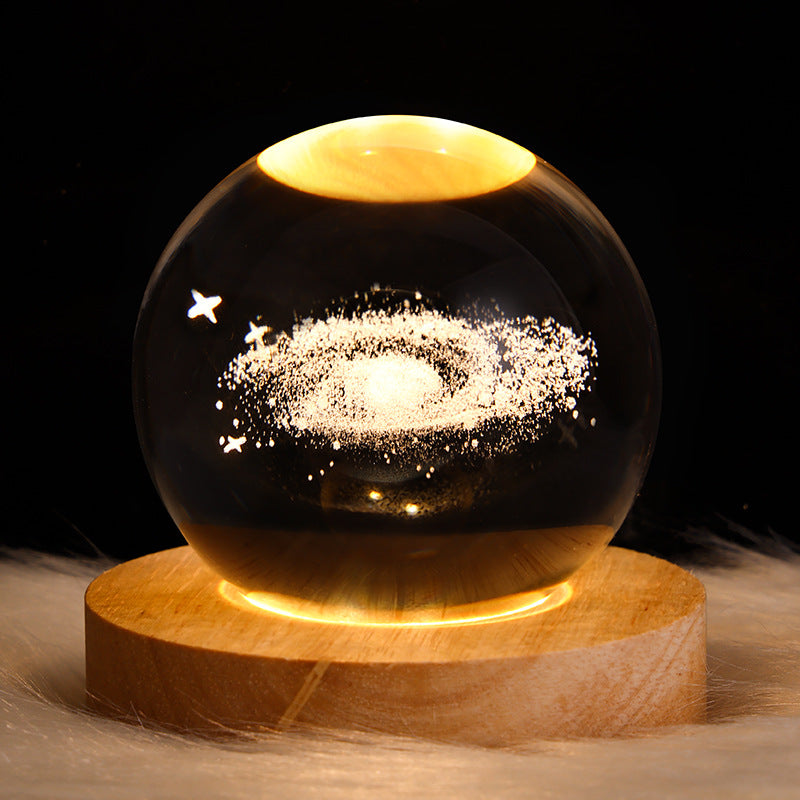 Galaxy Crystal Ball 3D LED Night Light