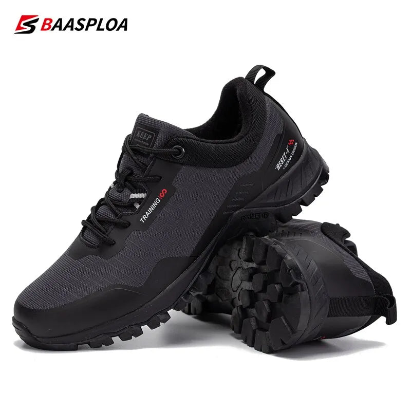 Baasploa Hiking Fashion Waterproof Outdoor Travel Shoes