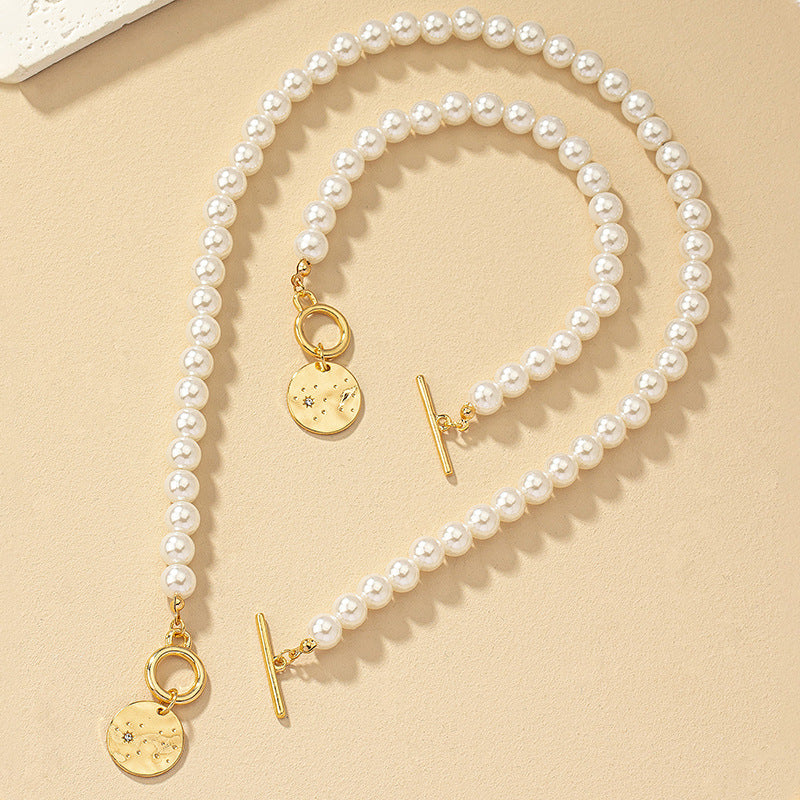 Necklace Set Female With Hearts Clavicle Chain