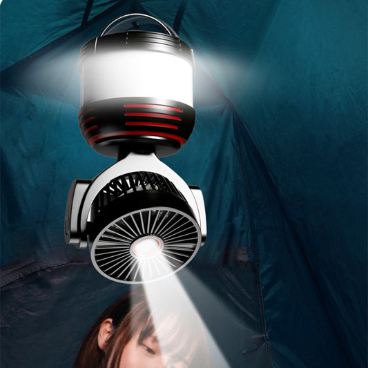 Led Charging Horse Multifunctional Portable Fan Camping Light